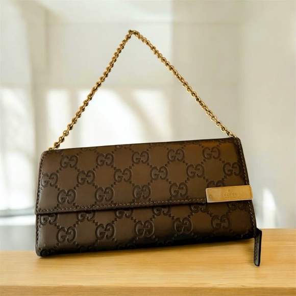 Gucci Guccisima Long Wallet on Chain REHAB SEE LISTING FOR DETAILS - Picture 1 of 8